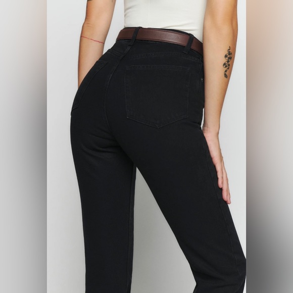 Reformation Cynthia Crop High Relaxed Jean - Picture 7 of 14